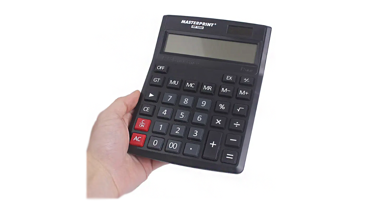 Imagem de uma calculadora