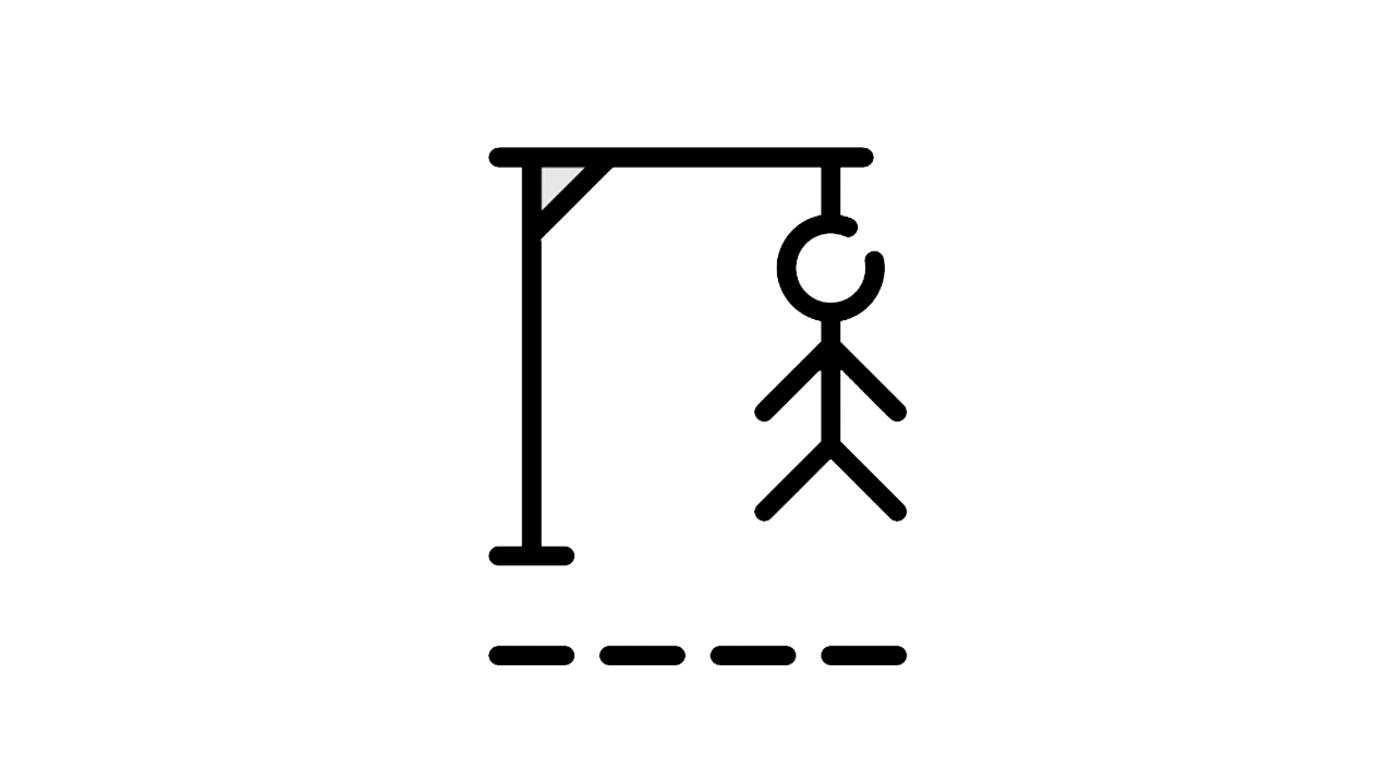 Ilustração jogo da forca